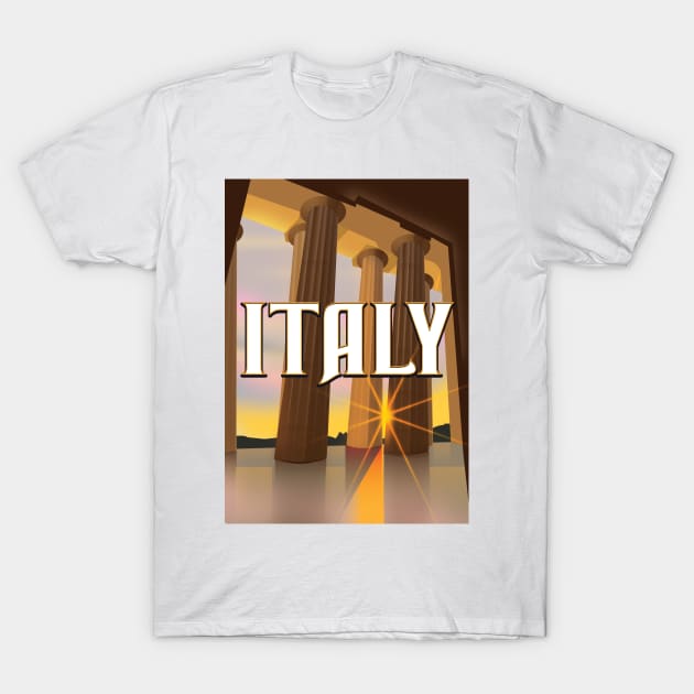 Italy T-Shirt by nickemporium1